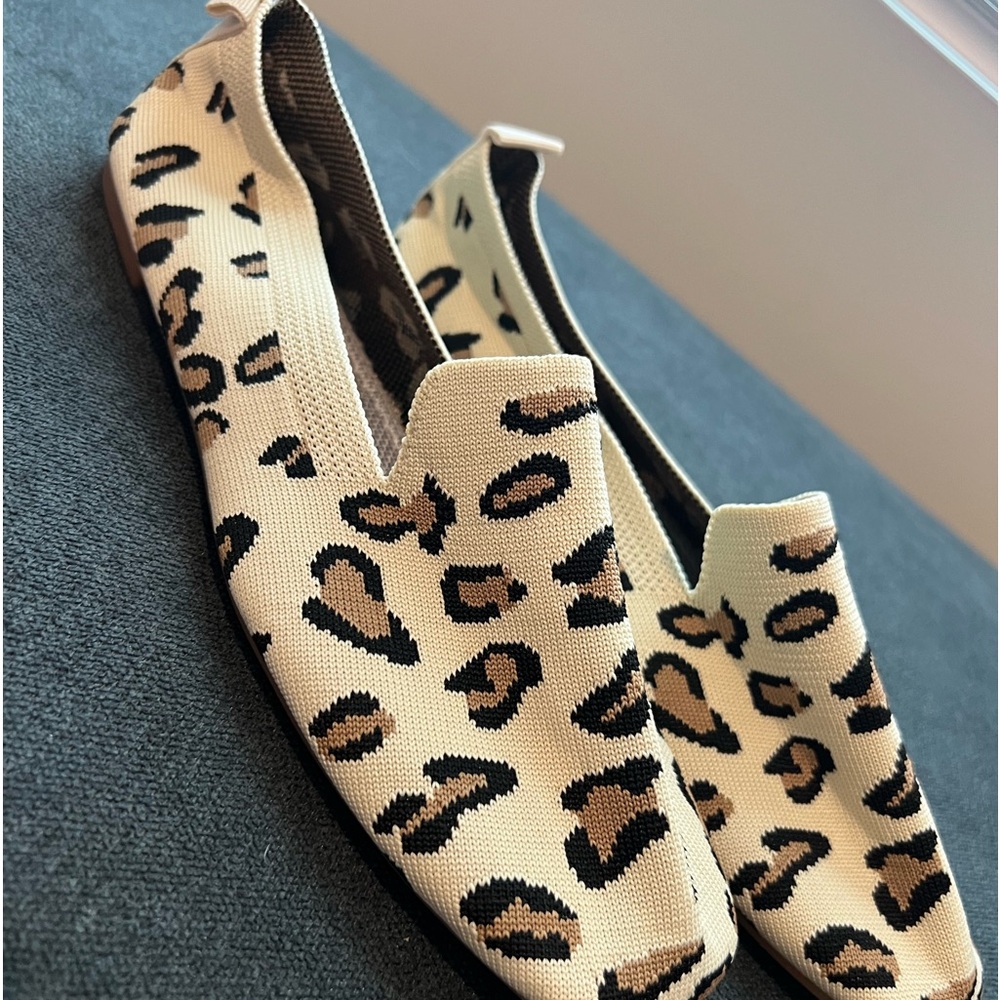 Cheetah print flats
